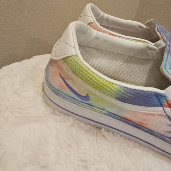 Nike Court Legacy Tie Dye Slip On Sneakers Size 9.5 - Picture 3 of 6